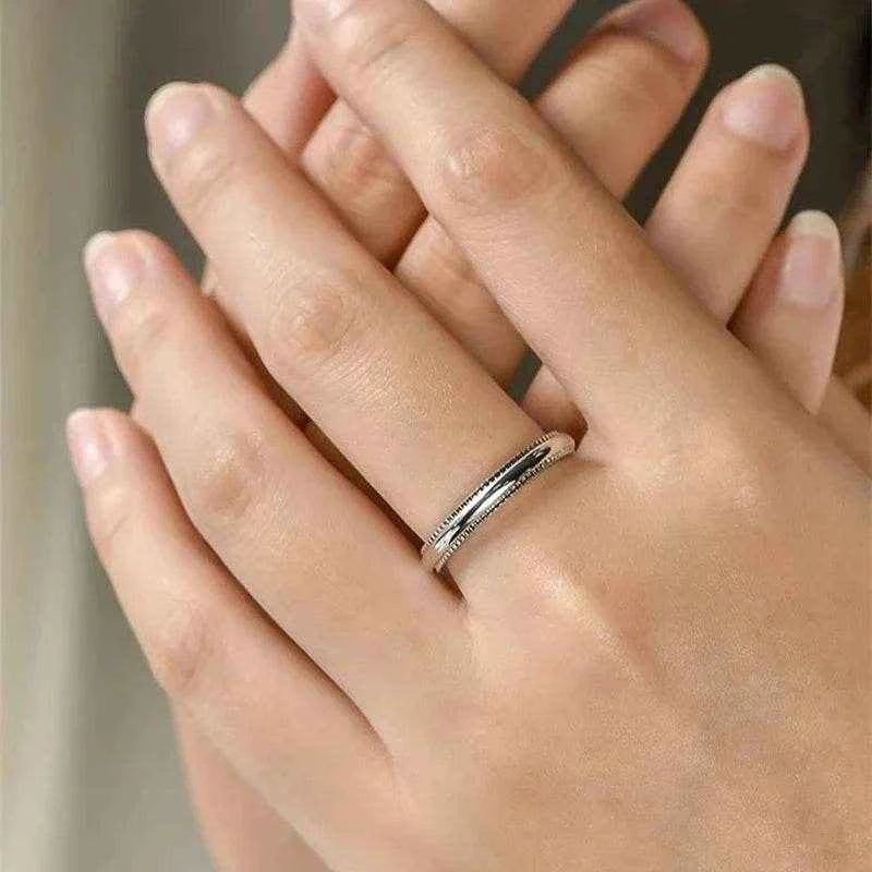 Jewelrieshub Silver Finger Ring for Women - Elegant Design