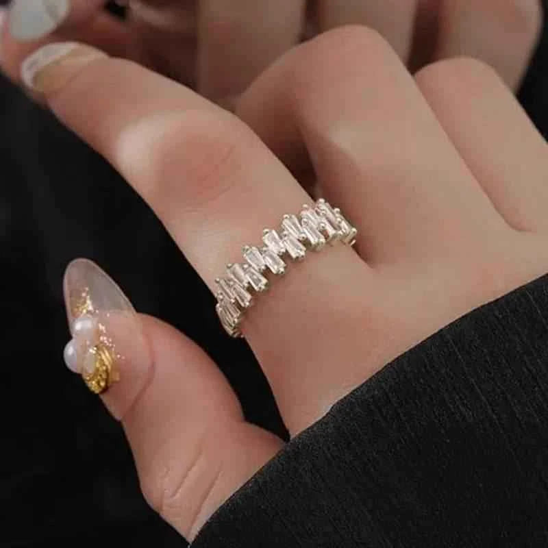 Jewelrieshub Stylish Engagement Ring for Women Rose Gold