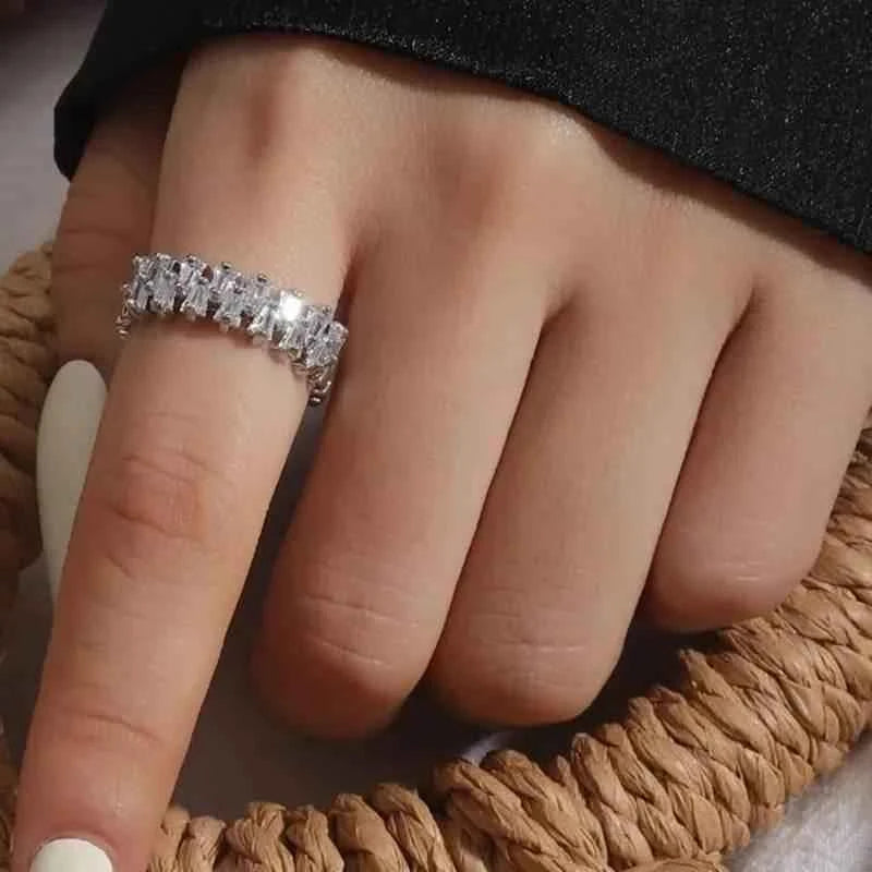 Jewelrieshub Stylish Engagement Ring for Women Rose Gold