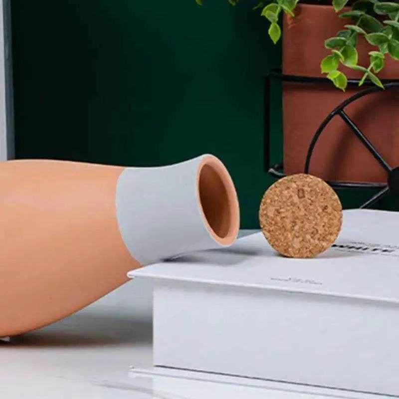 Jewelrieshub Terracotta Watering Spikes for Plants