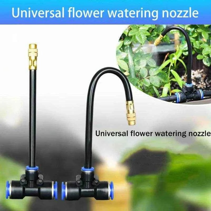 Qoraheyhub Automatic Irrigation Sprinkler Kit with Adjustable Nozzles
