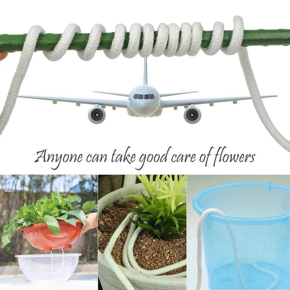Jewelrieshub Automatic Watering Wicks for Plants – Efficient Self-Watering