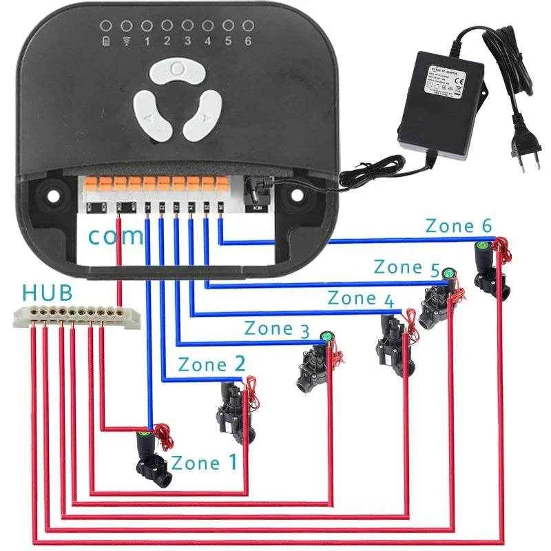 Jewelrieshub WiFi Garden Irrigation Controller Smart Valve