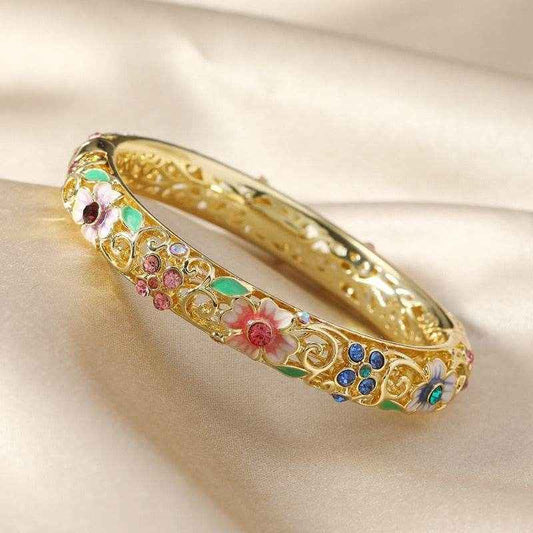 1pc/ 2pcs vintage cloison é enamel hollowed out cloison é cheongsam jewelry,