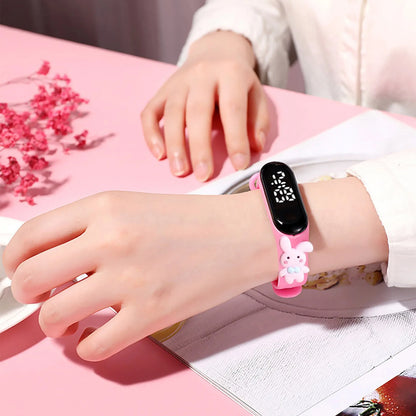 Multi-color Smart Watch For Children Boy Girl Fashion LED Digital Wrist Watches Silicone Strap Waterproof Sport Watch Relogio - Qoraheyhub