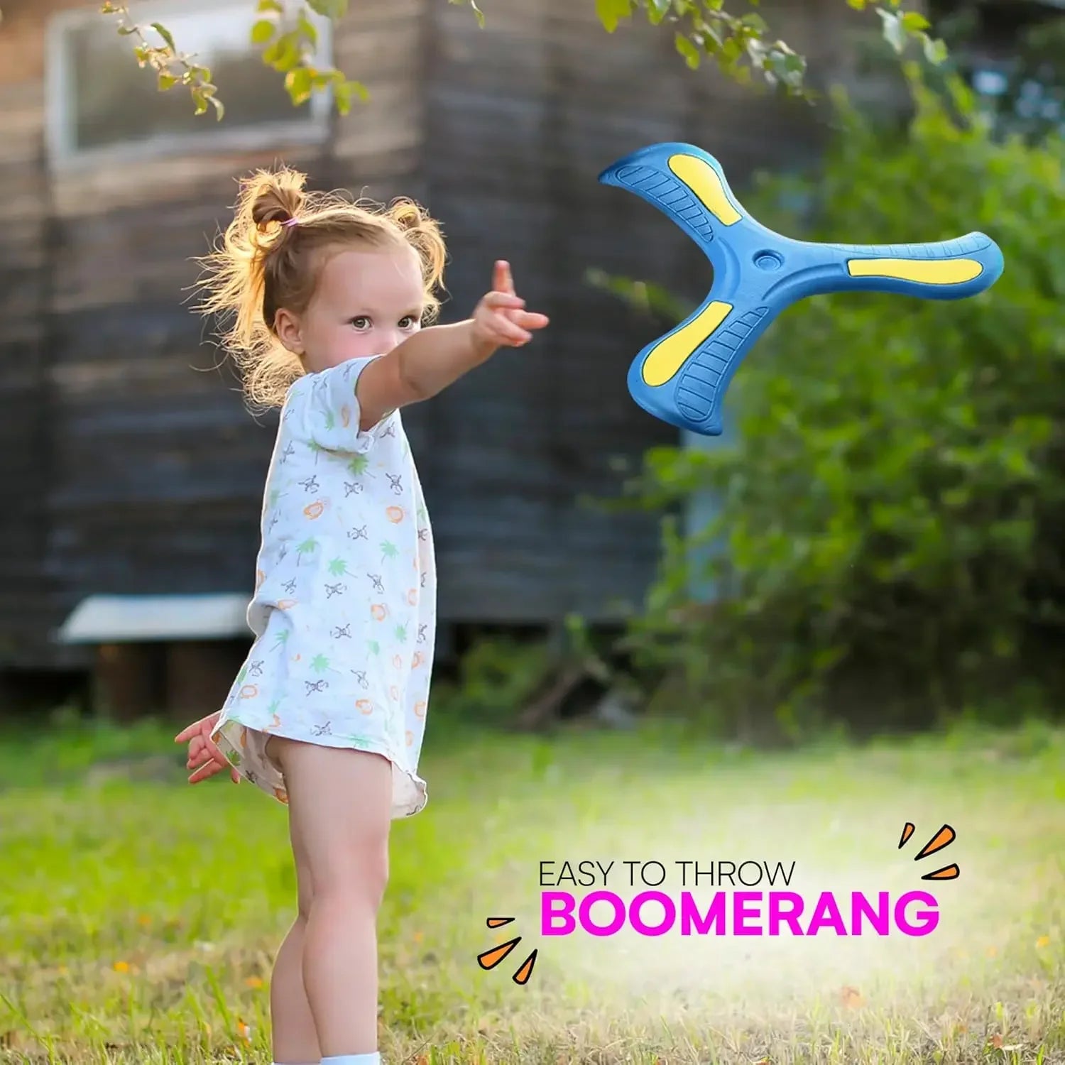 1-20PCS Kids Triangle Boomerang EVA Foam Flying Disc Outdoor Sports Toy Family Parent Child Interactive Game Birthday Gift - Qoraheyhub