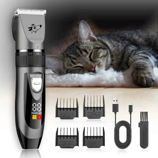 Professional Dog Hair Clipper Pet Trimmer Cat Shaver Animal Foot Hair Cutting Machine Grooming Kit for Sheeps Rabbits
