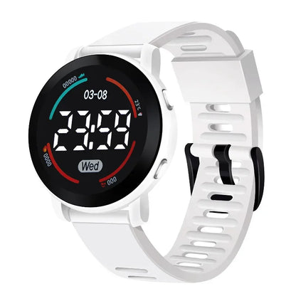 Children's Watches Fashion Digital Watches for Kids Waterproof Sport LED Electronic Wristwatch Simple Boys Girls Student Clock - Qoraheyhub