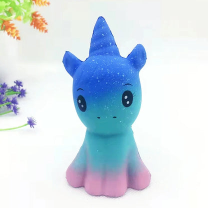 Jumbo Squishy Kawaii Animal Unicorn Cake Deer Panda Squishies Slow Rising Stress Ball fidget toys Squeeze food Toys for Kids - Qoraheyhub