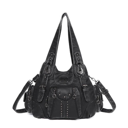 Angelkiss Women Fashion Handbags Large Shoulder Bags PU Leopard Handbag Satchel Big-capacity Shoulder Bag Phane Purse bolsa - Jewelrieshub - - jewelrieshub.com - Jewelrieshub - 