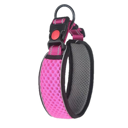 Reflective Dog Collar Leash, Safe and Adjustable, Nylon Pet Collar, Pet D-Type Collar, Suitable for Large, Medium and Small Pets