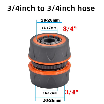 1-Pcs 1/2" 3/4" 1" Garden Hose Quick Connect Adapters -EU BPS Threaded Fittings for Faucets, Spray Guns & Watering Systems
