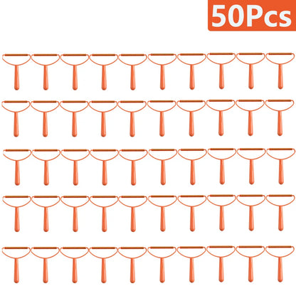 1-50Pcs Clothes Hair Scraper Pet Manual Lint Removal Coat Clothes Double Sided Hair Removal Shaver Brush Tool for Carpet Wool - Qoraheyhub