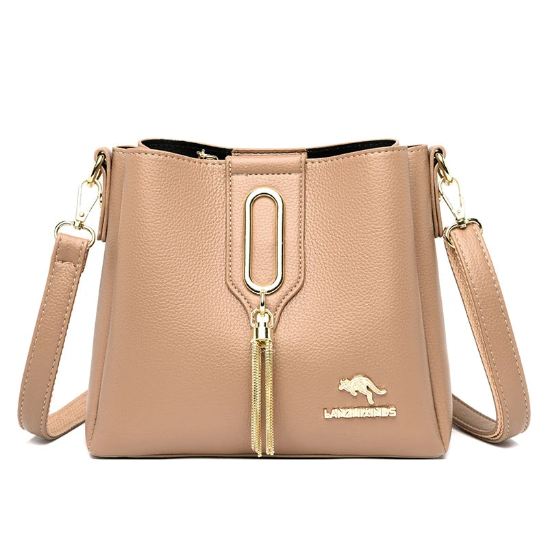 High Quality Leather Purses and Handbags Women Bags Luxury Designer Ladies Shoulder Sac Crossbody Bags  for Women Tote Bag 2025