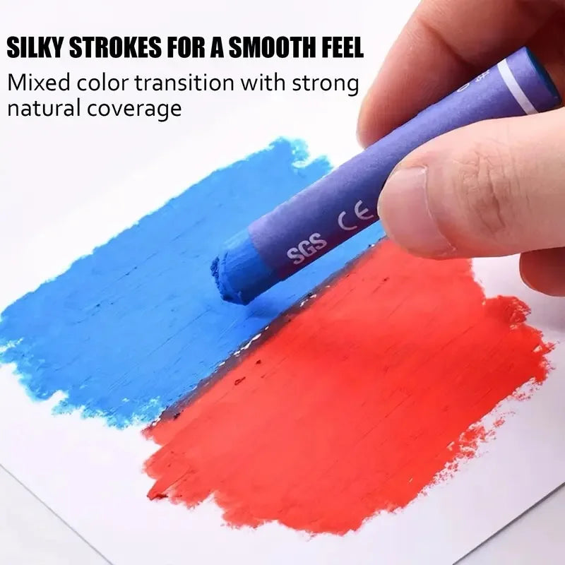 1pc of Ultra-Soft Oil Painting Stick Set, Washable Macaron-Colored Crayons for Graffiti And DIY Art. - Qoraheyhub