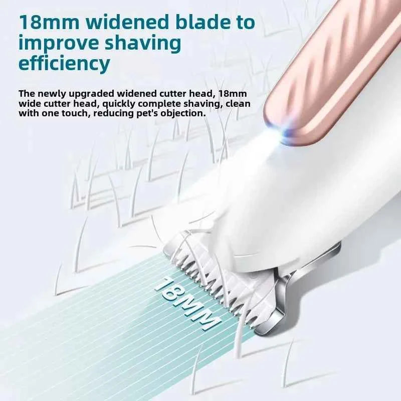 Smart Waterproof Pet Hair Shaver Dog Foot Shaver Cat Hair Removal Electric Clipper Local Trimmer Animal Hair Trimmer