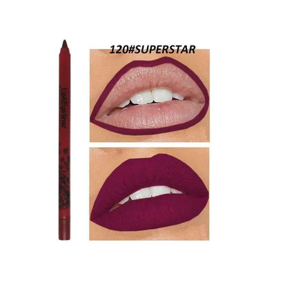 20 Color Slim Lip Liner Pencil Sexy Pink Brown Rose Lip Outline Matte Nude Lipstick Contouring Tint Waterproof Crayon Pen Makeup