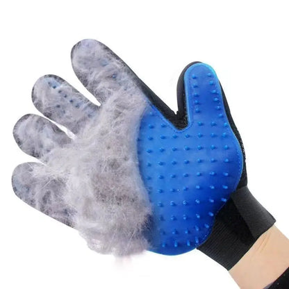 Pet Hair Remover Gloves Cat Grooming Hair Deshedding Brush Dog Comb Pet Bath Remover Clean Massage For Animal Massage Supplies - Qoraheyhub