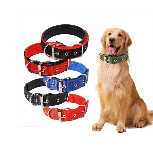 Soft Dog Collar Gentle Neck Protection Comfortable Polypropylene Foam Lined Pet Collar Adjustable & Durable, Bulk Wholesale