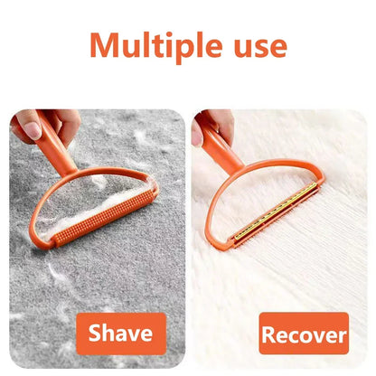 1-50Pcs Clothes Hair Scraper Pet Manual Lint Removal Coat Clothes Double Sided Hair Removal Shaver Brush Tool for Carpet Wool - Qoraheyhub