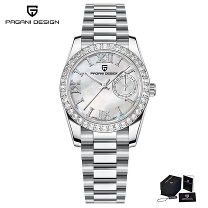 PAGANI DESIGN 2024 New 32MM Women's Wristwatch Elegant Luxury Quartz Watch For Women Fashion Waterproof Watches Sapphire Clock - Qoraheyhub