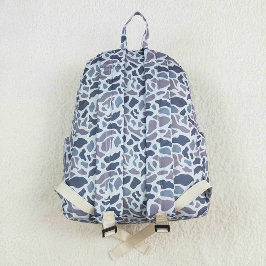 Wholesale RTS Factory Children Camo Grey Backpack Travel Daypack Toddler Outdoor Portable Teen Girl Boy Kids Boutique School Bag