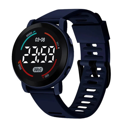 Children's Watches Fashion Digital Watches for Kids Waterproof Sport LED Electronic Wristwatch Simple Boys Girls Student Clock - Qoraheyhub