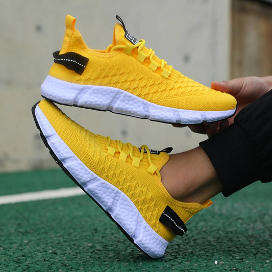 Hot Sports Fashion Men's Sneakers Breathable Lightweight Running Shoes 2025 New Men Women Casual Walking Sneakers Tenis Feminino