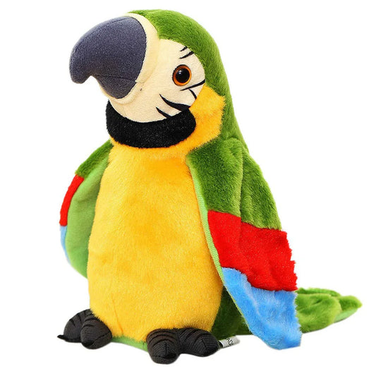 ZK30 Electric Talking Parrot Plush Toy Bird Repeat What You Say Children Kids Baby Gifts - Qoraheyhub