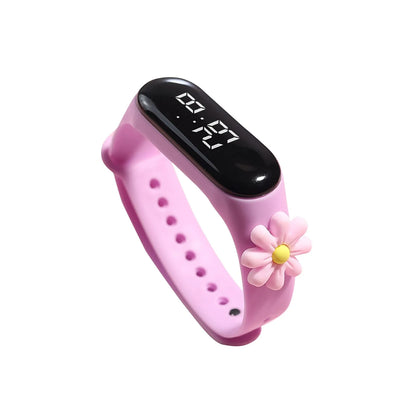 Multi-color Smart Watch For Children Boy Girl Fashion LED Digital Wrist Watches Silicone Strap Waterproof Sport Watch Relogio - Qoraheyhub