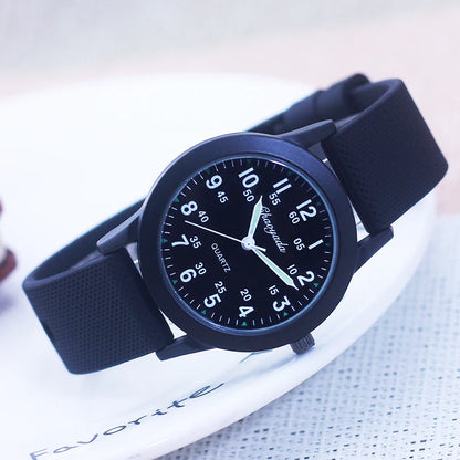 Children Boys Girls 60 Minute Scale Quartz Wristwatches Junior High And Elementary School Students Exam Watches Silicone Strap - Qoraheyhub