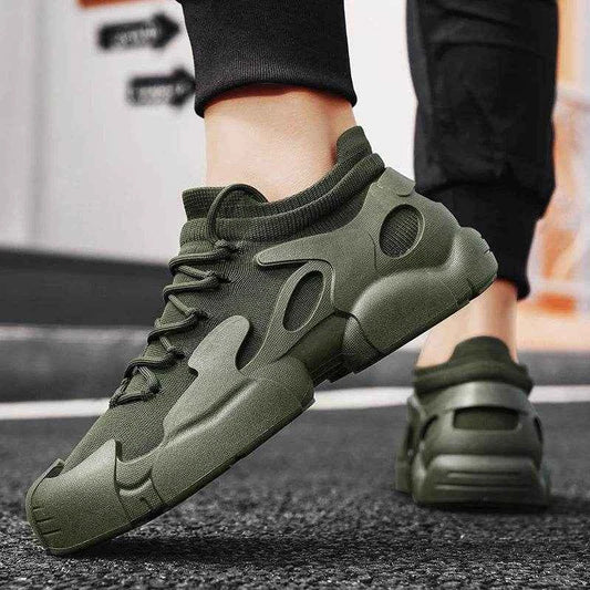Hot Sale Men's Mesh Casual Sneakers New Mens Sports Shoes for Men Lace-up Vulcanized Shoe Male Outdoor All-match Breathable Shoe