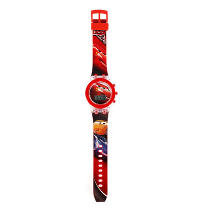 Flash Light Spiderman Kids Watches For Boys Cartoon shark Mickey Children Watch Girls Student Digital Clock Gifts Toy - Qoraheyhub