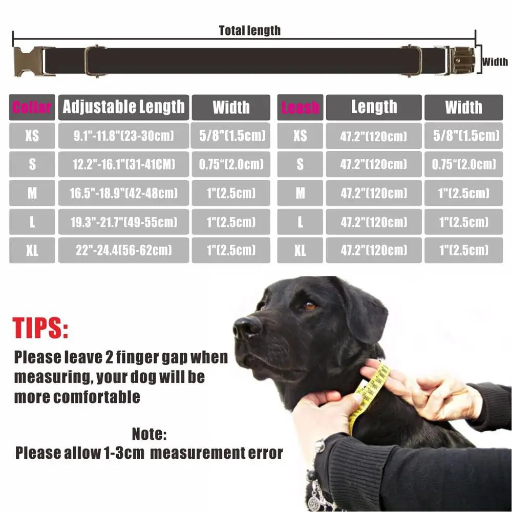 Personalized Dog Collar with Free Engraving, Customzied Contacts Metal Buckle, Thick Velvet Pet Collar