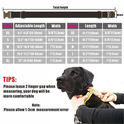Personalized Dog Collar with Free Engraving, Customzied Contacts Metal Buckle, Thick Velvet Pet Collar