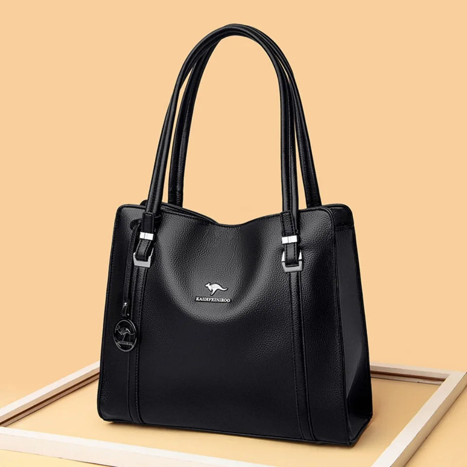 Genuine Brand High Quality Pu Leather Casual Tote Luxury Handbags Women Bags Designer Shoulder Top-handle Bags for Women Sac