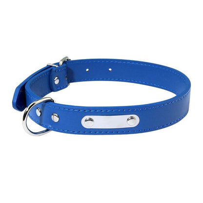 Customized PU Leather Dog Collar Soft Padded Dogs Collars Free Engraving Name for Small Medium Large Dogs Cat Adjustable XS-XL Qoraheyhub Black / S Black / M Black / L Black / S-Black / M-Black / L-Black / XL-Black / XS-Red / XL-Pink / XS-Pink / S-Pink / M-Red / XS-Red / S-Red / M-Red / L-Navy Blue / M-Navy Blue / L-Navy Blue / XL-Brown / XS-Pink / L-Pink / XL-Navy Blue / XS-Navy Blue / S-Brown / S-Brown / M-Brown / L-Brown / XL-