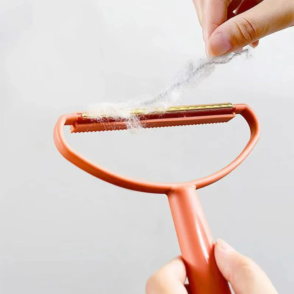 1-50Pcs Clothes Hair Scraper Pet Manual Lint Removal Coat Clothes Double Sided Hair Removal Shaver Brush Tool for Carpet Wool - Qoraheyhub