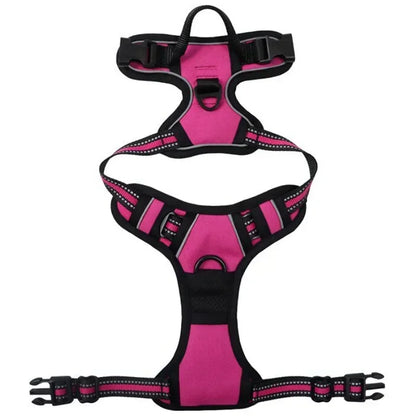 Reflective Adjustable Breathable Vest Chest Strap for Small Medium Large Dogs Pet Dog Harness Cat Puppy Collar Dog Accessoires