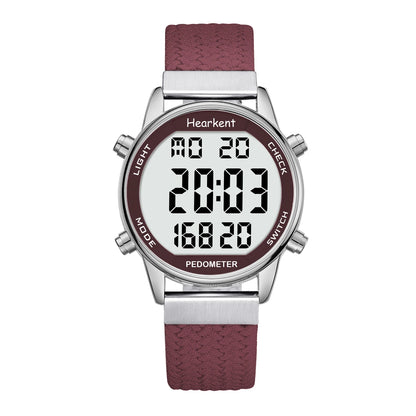 Hearkent Pedometer Sport Watches Step Counter Watch Women Digital Watches Calories Mile Stopwatch Countdown for Walking Tracker - Qoraheyhub