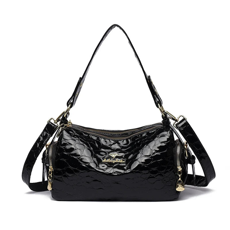 Genuine Brand High Quality Patent Leather Casual Tote Luxury Handbags Women Bags Designer Shoulde Hand Crossbody Bags for Women