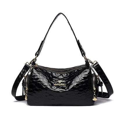 Genuine Brand High Quality Patent Leather Casual Tote Luxury Handbags Women Bags Designer Shoulde Hand Crossbody Bags for Women