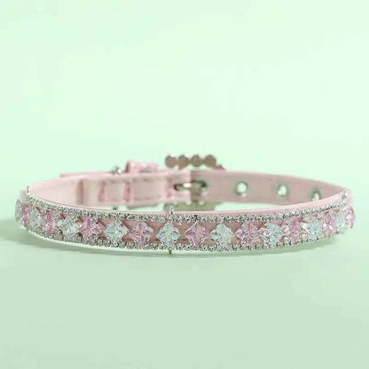 Luxury Cat Puppy Pearl Necklace Rhinestone Collar for Cats Small Dogs Ragdoll Cat Sphynx Necklaces Pet Accessories collier chat