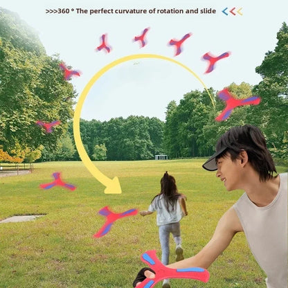 1-20PCS Kids Triangle Boomerang EVA Foam Flying Disc Outdoor Sports Toy Family Parent Child Interactive Game Birthday Gift - Qoraheyhub