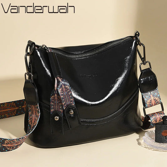 Luxury Designer Shoulder Crossbody Bags High-quality Leather Women Bags 2025 Fashion Ladies Handbags Crossbody Messenger Bag Sac