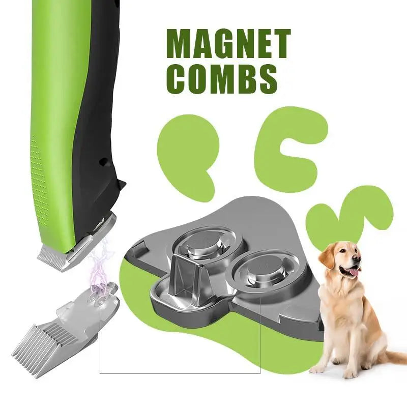 Rechargeable Pet Hair Cutters Professional Big Battery Cat Dog Electric Cordless Grooming Remover Cutting Machine Pet Clippers - Qoraheyhub