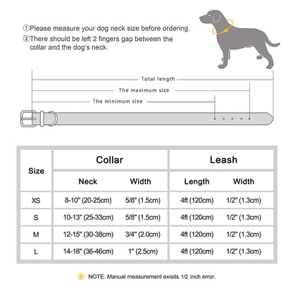 Custom PU Leather Dog Collar Leash Set Personalized DIY Name Charms Collars Bling Rhinestone Pet Necklace For Small Medium Dogs