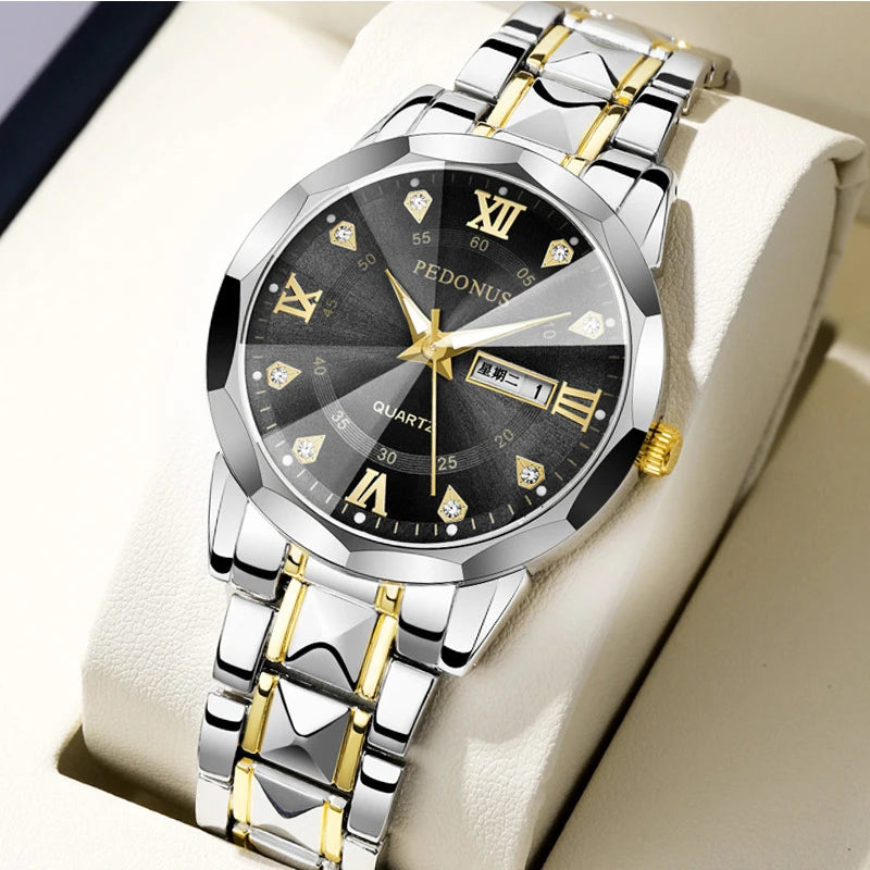 UTHAI CQ386 Casual and fashionable Men watch, waterproof and luminous quartz watch, light luxury clock gift，watches for man - Qoraheyhub