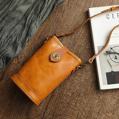Quality Genuine Leather Crossbody Bag for Women Small Cow Skin Shoulder Fashion Phone Purse Female Promotion