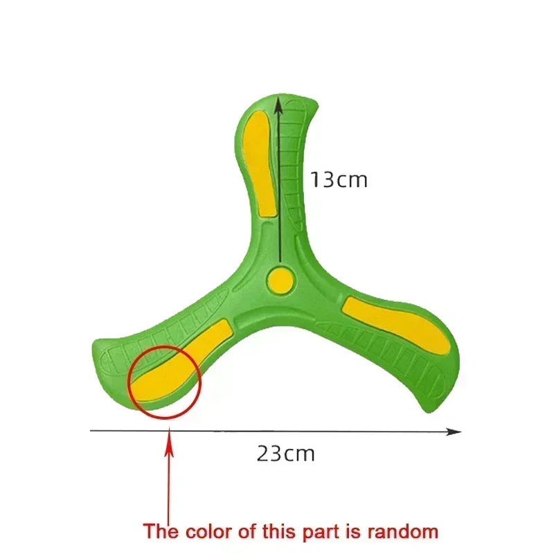 1-20PCS Kids Triangle Boomerang EVA Foam Flying Disc Outdoor Sports Toy Family Parent Child Interactive Game Birthday Gift - Qoraheyhub